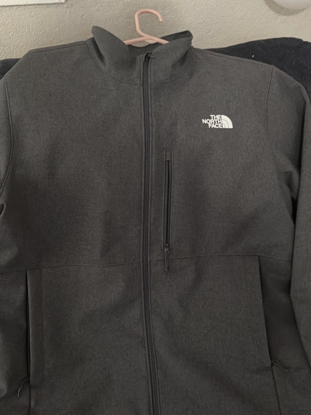 The North Face Men's Dark Gray Lightweight Full-Zip Jacket